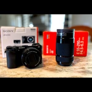 Sony A6000 Camera with power zoom lens kit